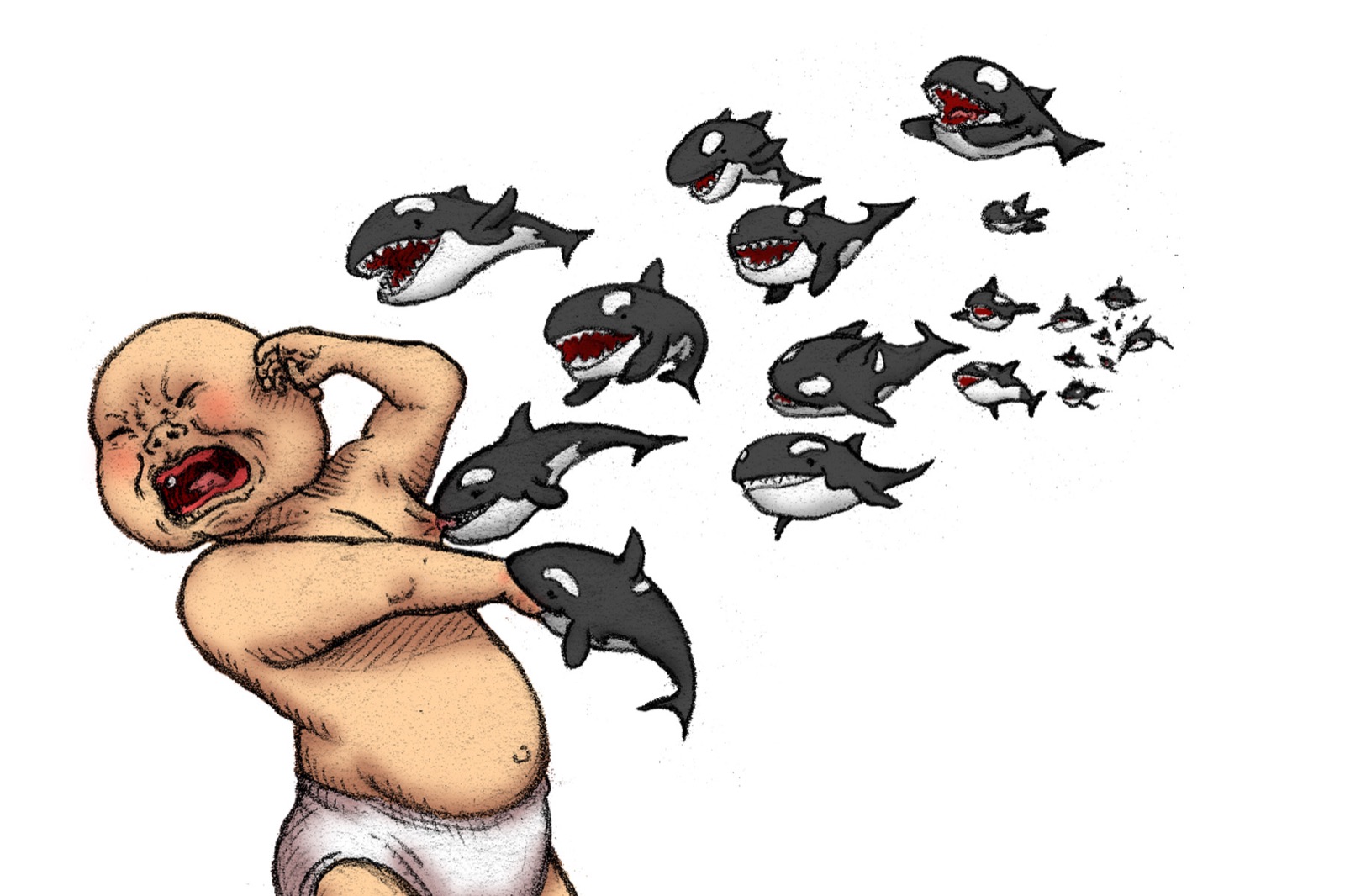 Orcakinder no. 18 — swarm.