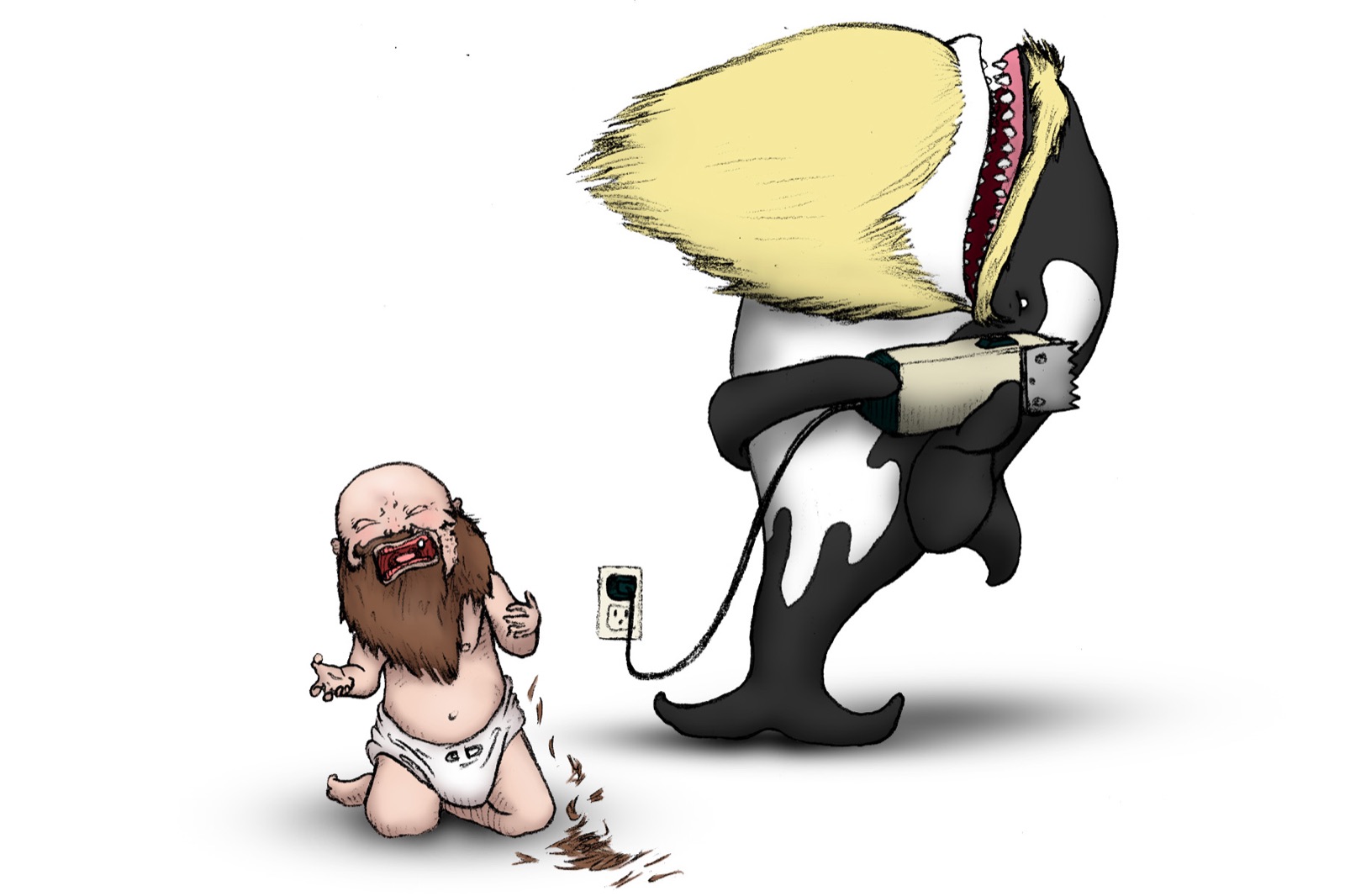 Orcakinder no. 27 — beards.