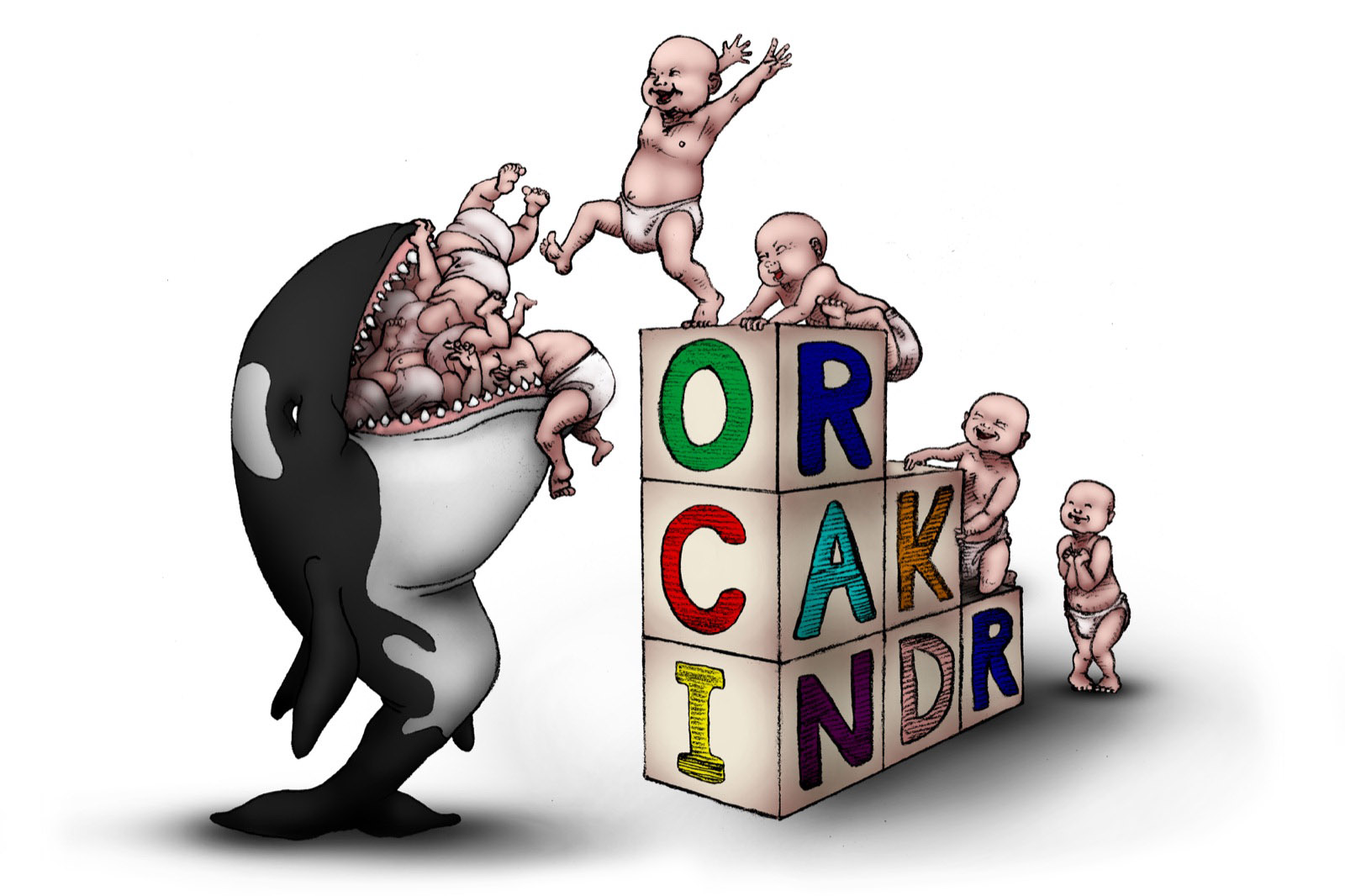 Orcakinder no. 48 — blocks.